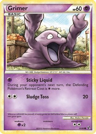Grimer (50/90) [HeartGold & SoulSilver: Undaunted] - Trinity Hobby