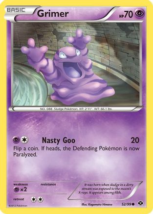 Grimer (52/99) [Black & White: Next Destinies] - Trinity Hobby