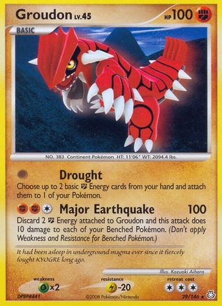 Groudon (29/146) [Diamond & Pearl: Legends Awakened] - Trinity Hobby