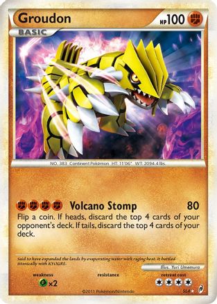 Groudon (SL4) [HeartGold & SoulSilver: Call of Legends] - Trinity Hobby