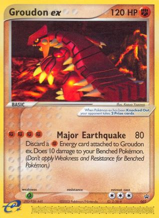 Groudon ex (002) [Nintendo: Black Star Promos] - Trinity Hobby