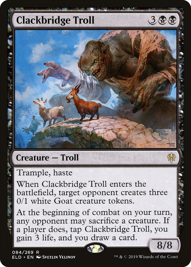 Clackbridge Troll [Throne of Eldraine] - Trinity Hobby
