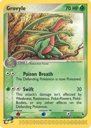 Grovyle (31/109) [EX: Ruby & Sapphire] - Trinity Hobby