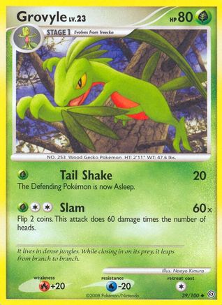 Grovyle (39/100) [Diamond & Pearl: Stormfront] - Trinity Hobby
