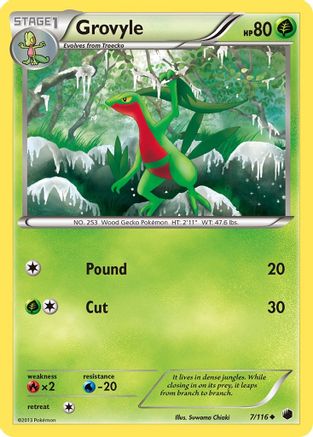Grovyle (7/116) [Black & White: Plasma Freeze] - Trinity Hobby