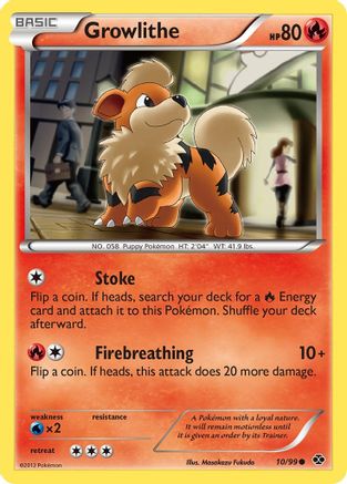 Growlithe (10/99) [Black & White: Next Destinies] - Trinity Hobby