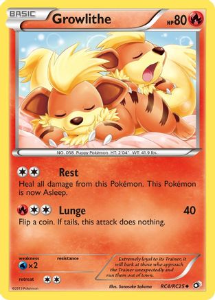 Growlithe (RC4/RC25) [Black & White: Legendary Treasures] - Trinity Hobby