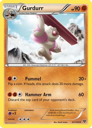Gurdurr (66/146) [XY: Base Set] - Trinity Hobby