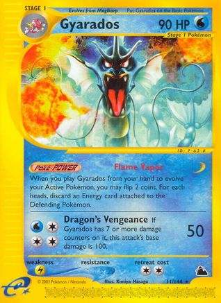 Gyarados (11/144) [Skyridge] - Trinity Hobby