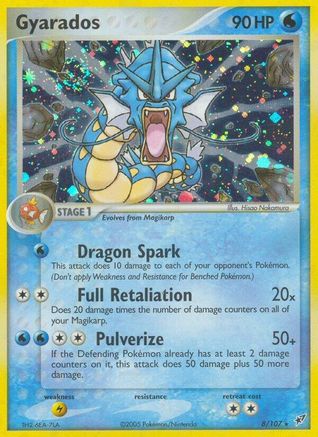 Gyarados (8/107) (Stamped) [EX: Deoxys] - Trinity Hobby