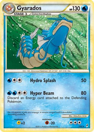 Gyarados (7/95) [HeartGold & SoulSilver: Call of Legends] - Trinity Hobby