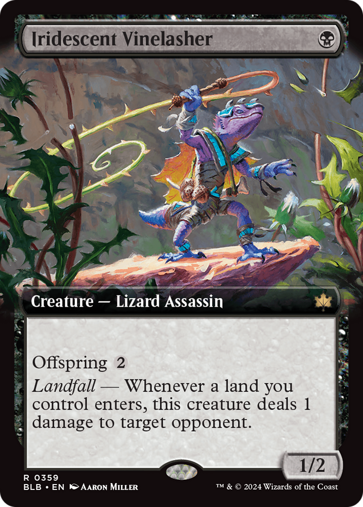 Iridescent Vinelasher (Extended Art) [Bloomburrow] - Trinity Hobby
