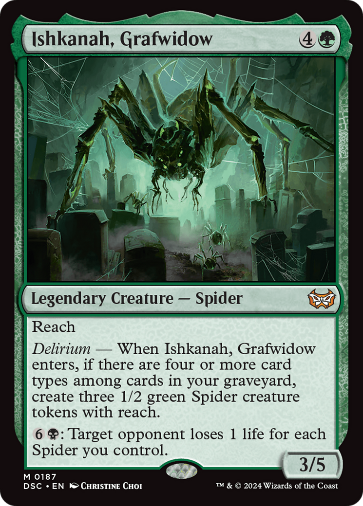 Ishkanah, Grafwidow [Duskmourn: House of Horror Commander] - Trinity Hobby