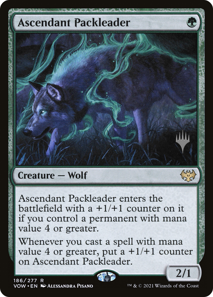 Ascendant Packleader (Promo Pack) [Innistrad: Crimson Vow Promos] - Trinity Hobby
