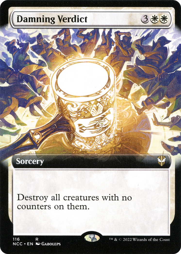 Damning Verdict (Extended Art) [Streets of New Capenna Commander] - Trinity Hobby