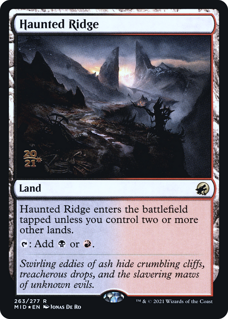 Haunted Ridge [Innistrad : Promos de l'avant-première de Midnight Hunt] 