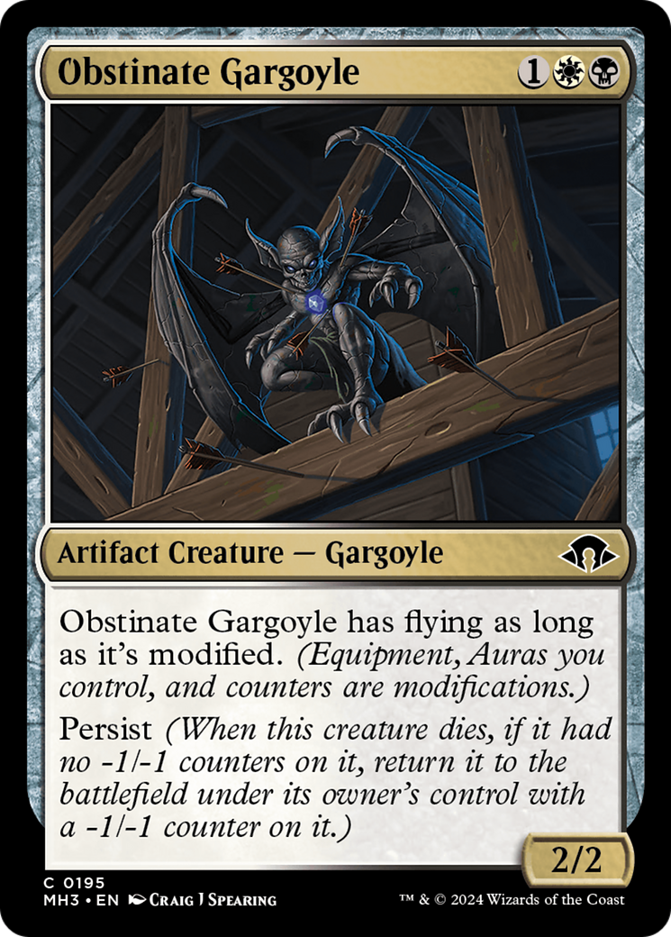 Obstinate Gargoyle [Modern Horizons 3] - Trinity Hobby