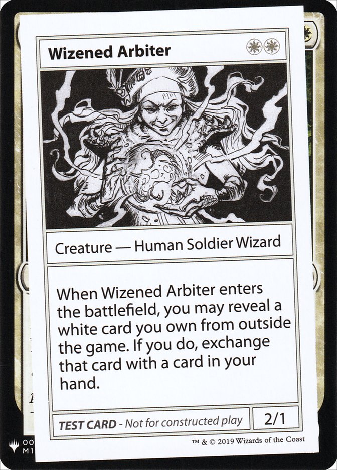Wizened Arbiter [Mystery Booster Playtest Cards] - Trinity Hobby