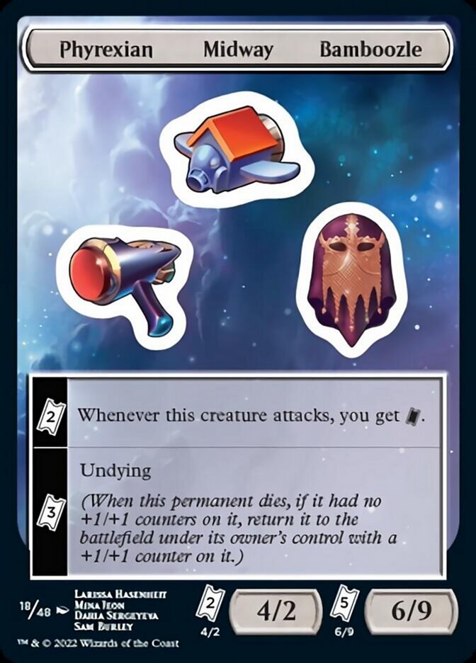 Phyrexian Midway Bamboozle [Unfinity Stickers] - Trinity Hobby