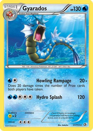 Gyarados (31/113) [Black & White: Legendary Treasures] - Trinity Hobby