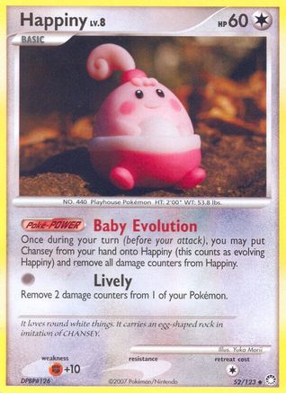 Happiny (52/123) [Diamond & Pearl: Mysterious Treasures] - Trinity Hobby