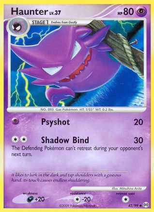 Haunter (42/99) [Platinum: Arceus] - Trinity Hobby