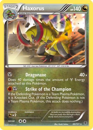 Haxorus (69/101) [Black & White: Plasma Blast] - Trinity Hobby