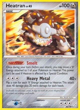 Heatran (30/146) [Diamond & Pearl: Legends Awakened] - Trinity Hobby