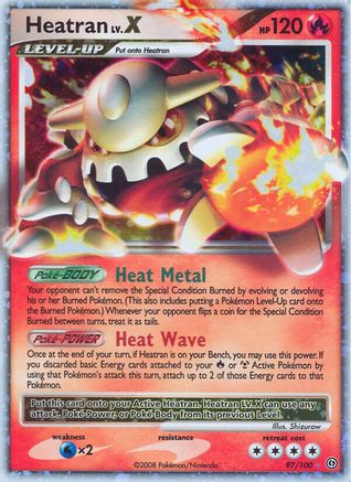 Heatran LV.X (97/100) [Diamond & Pearl: Stormfront] - Trinity Hobby