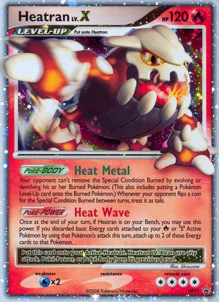 Heatran LV.X (DP31) [Diamond & Pearl: Black Star Promos] - Trinity Hobby