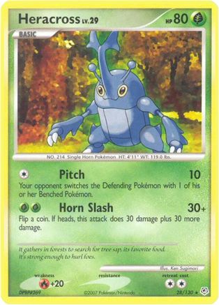 Heracross (28/130) [Diamond & Pearl: Base Set] - Trinity Hobby