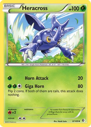 Heracross (8/149) [Black & White: Boundaries Crossed] - Trinity Hobby