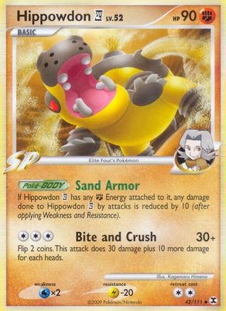 Hippowdon (42/111) [Platinum: Rising Rivals] - Trinity Hobby
