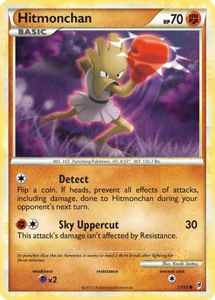Hitmonchan (57/95) [HeartGold & SoulSilver: Call of Legends] - Trinity Hobby