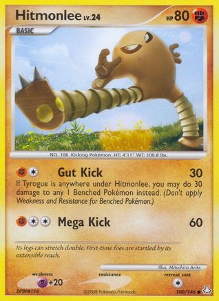 Hitmonlee (100/146) [Diamond & Pearl: Legends Awakened] - Trinity Hobby