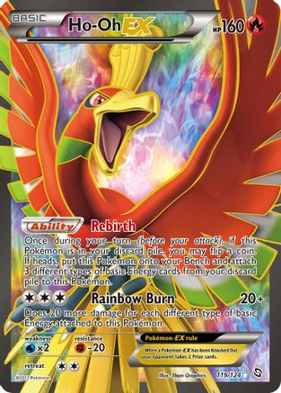 Ho-Oh EX (119/124) [Black & White: Dragons Exalted] - Trinity Hobby