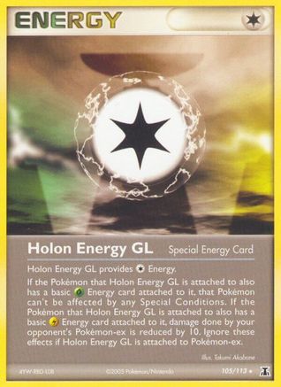 Holon Energy GL (105/113) (Stamped) [EX: Delta Species] - Trinity Hobby