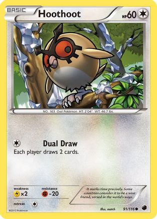 Hoothoot (91/116) [Black & White: Plasma Freeze] - Trinity Hobby