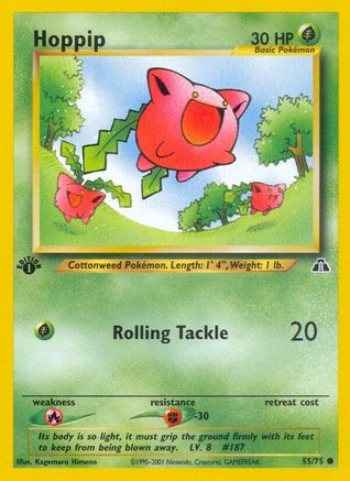 Hoppip (55/75) [Neo Discovery 1st Edition] - Trinity Hobby