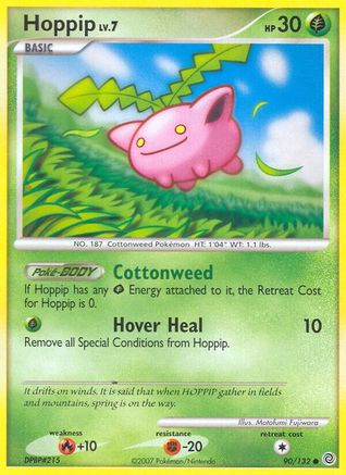 Hoppip (90/132) [Diamond & Pearl: Secret Wonders] - Trinity Hobby