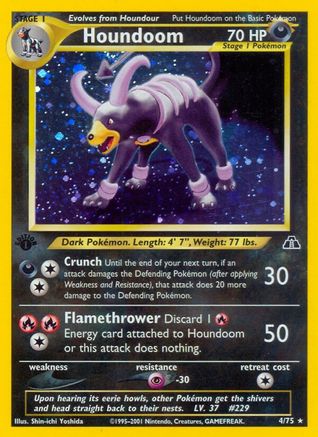 Houndoom (4/75) [Neo Discovery 1st Edition] - Trinity Hobby