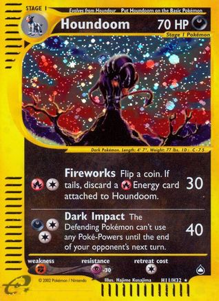 Houndoom (H11/H32) [Aquapolis] - Trinity Hobby