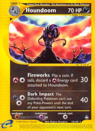 Houndoom (15/147) [Aquapolis] - Trinity Hobby
