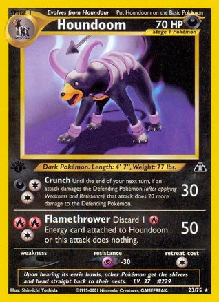 Houndoom (23/75) [Neo Discovery Unlimited] - Trinity Hobby