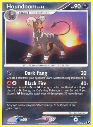 Houndoom (18/106) [Diamond & Pearl: Great Encounters] - Trinity Hobby