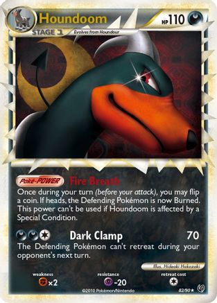 Houndoom (82/90) [HeartGold & SoulSilver: Undaunted] - Trinity Hobby