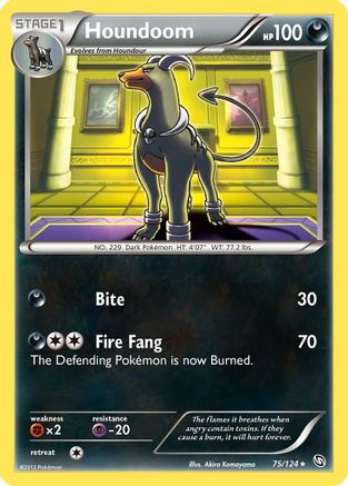 Houndoom (75/124) [Black & White: Dragons Exalted] - Trinity Hobby