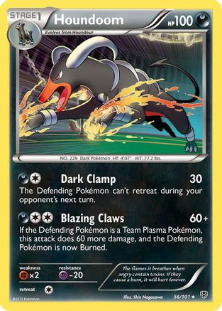 Houndoom (56/101) [Black & White: Plasma Blast] - Trinity Hobby