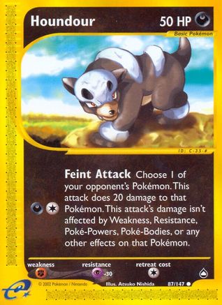 Houndour (87/147) [Aquapolis] - Trinity Hobby
