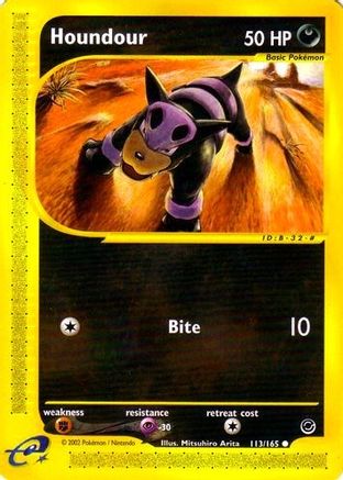 Houndour (113/165) [Expedition: Base Set] - Trinity Hobby